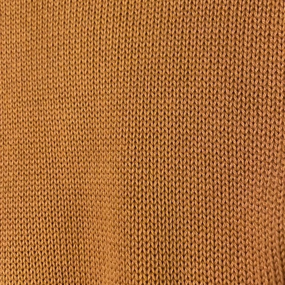 Collection L US 8 Mustard Ribbed Knit Mediumweight Pullover Sweater - Picture 4 of 5